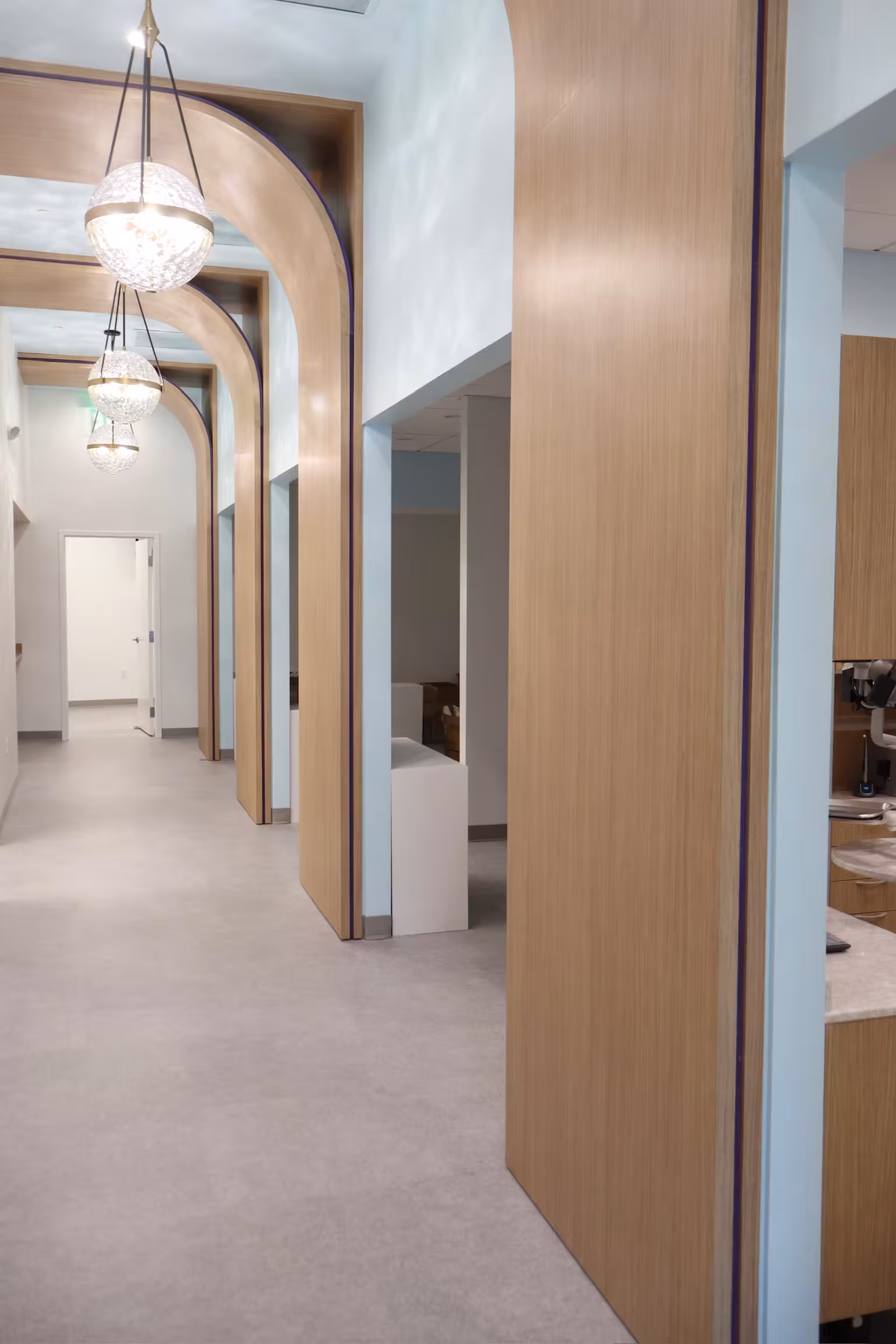 Protego Dental office hallway